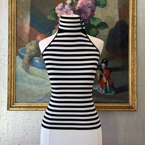 Petar Petrov Striped Halter Top